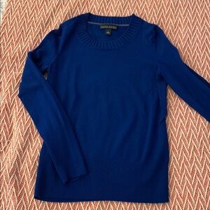 Banana Republic Blue Crewneck Sweater Classic Knit